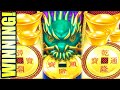 ★WINNING! DRAGON WILDS X30★ 5 DRAGONS RAPID Slot Machine (Aristocrat)