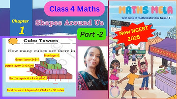 Class 4 Maths | Math Mela | Chapter 1|Part 2| Shapes Around Us | NCERT 2025 #class4ncert #cbse #kvs
