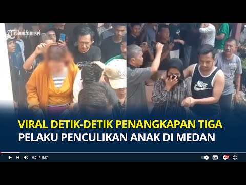 Viral Detik-detik Penangkapan Tiga Pelaku Penculikan Anak di Medan, Diamuk Warga: Gegara Utang