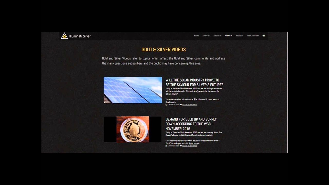 New Website - www.illuminatisilver.com is launched