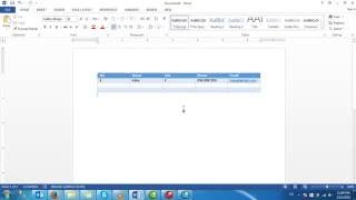 Celebrity How to Insert Table in Microsoft Word 2013 Wealth