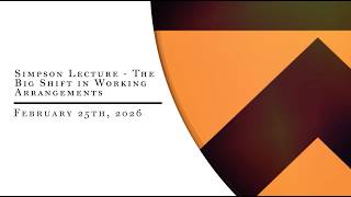 2026 Simpson Lecture