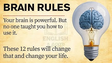 12 Rules That Will Unlock Your Brain  Learn English Through Book Summary 📖  Improve Your English