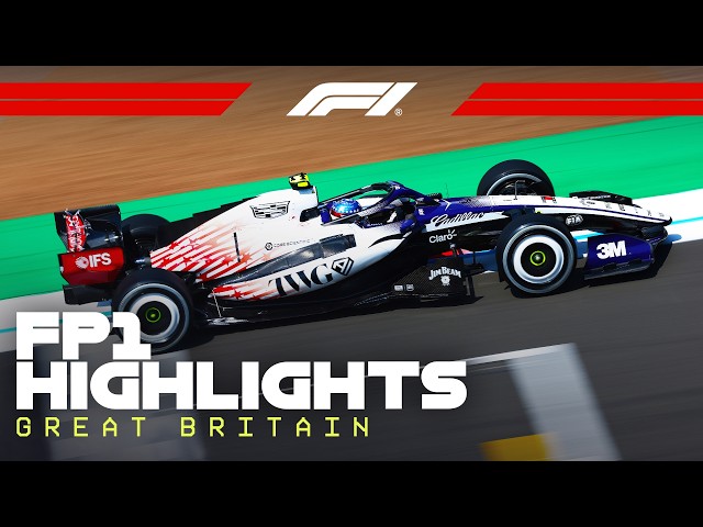 In the sole practice session of the British Grand Prix, the teams and drivers had 60 minutes to prepare their setups ahead of Sprint Qualifying at Silverstone! Catch up on all the action from FP1...
For more F1ยฎ videos, visit: https://www.Formula1.com
Visit our store: https://f1store.formula1.com/
Follow F1ยฎ:
https://www.instagram.com/F1
https://www.facebook.com/Formula1/
https://www.twitter.com/F1
https://www.twitch.tv/formula1
https://www.tiktok.com/@f1
#F1 #BritishGP