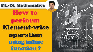 Element-wise Operation using Inline Function - Python | What are Inline Functions in Python?