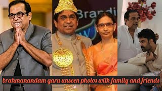 Brahmanadam Garu Unseen Photos With Family And Friends Comedy Kingcelebrity Adda