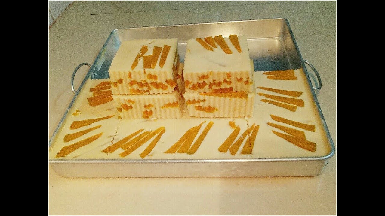 วุ้นสังขยาฟักทอง หอมหวานมันอร่อย ทำกินทำขายได้เลยจ้า