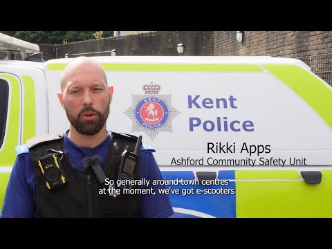 Tackling anti-social e-scooter riding in Ashford