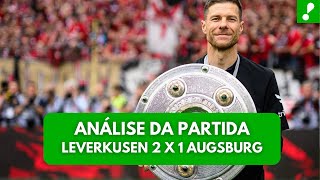 Leverkusen 2 x 1 Augsburg: Time de Xabi não tira pé do freio e é campeão invicto |Análise da Partida