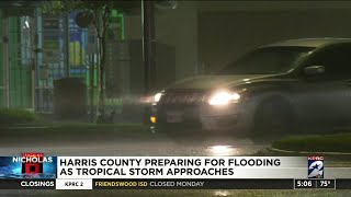Harris County preparing for flooding as Tropical Storm Nicholas approaches