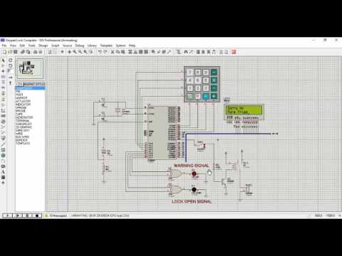8051 Based Electronic Keypad Lock