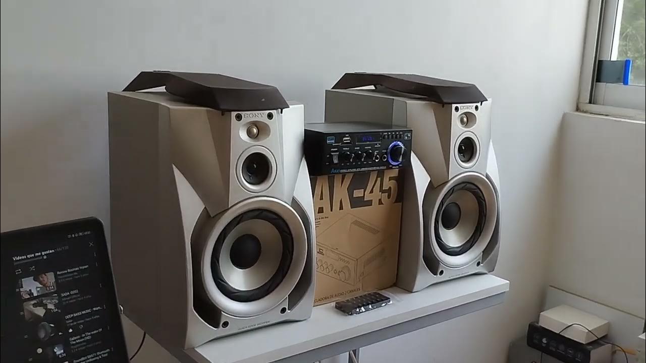AK 45 stereo amplifier audio test part 2 - YouTube