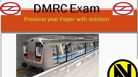 DMRC JE Electronics Paper 1 With solution