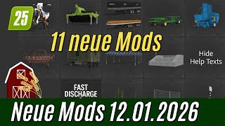 Ls25 Modhub Mods Vom 12.1.2026 Enduro, Anhänger, Geräte Und Skripts.
