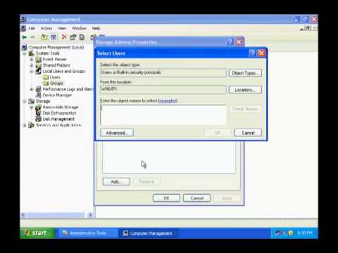 How to Use Local Users and Groups in Windows XP