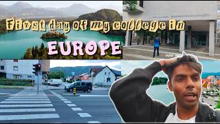 First Day of College in Europe 🇪🇺 | International Student Life in Slovenia 🇸🇮 | Full Day Vlog