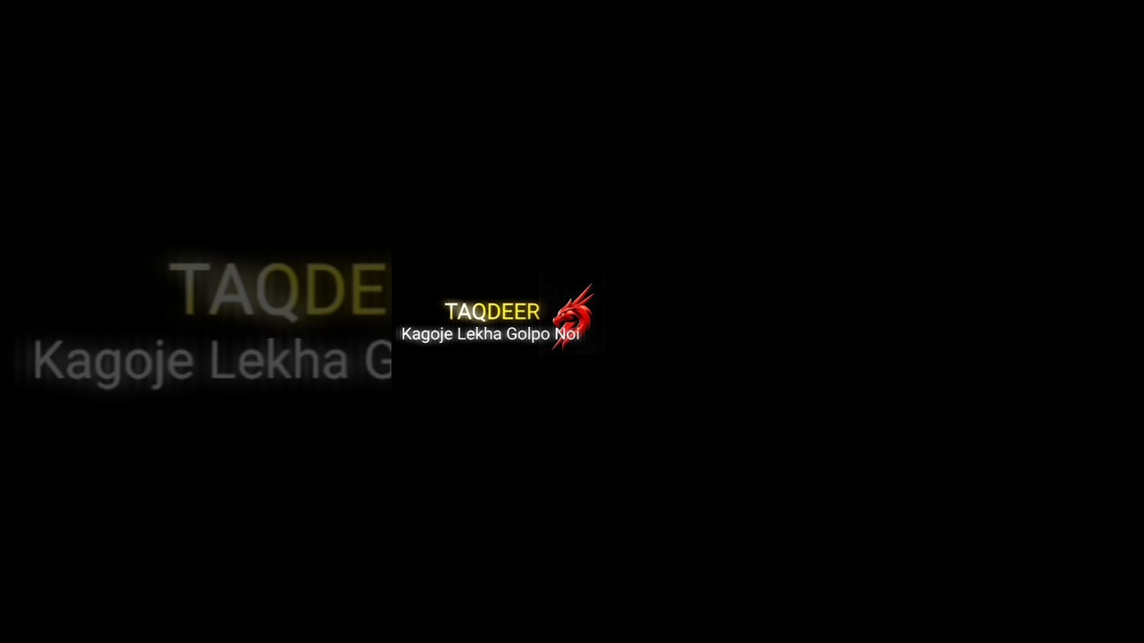 Taqdeer Kagoje Lekha Golpo Noi 