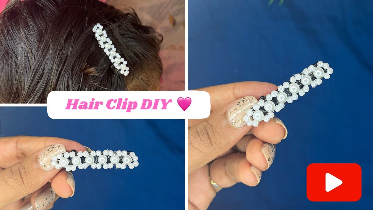 Pearl Hair Clip DIY 