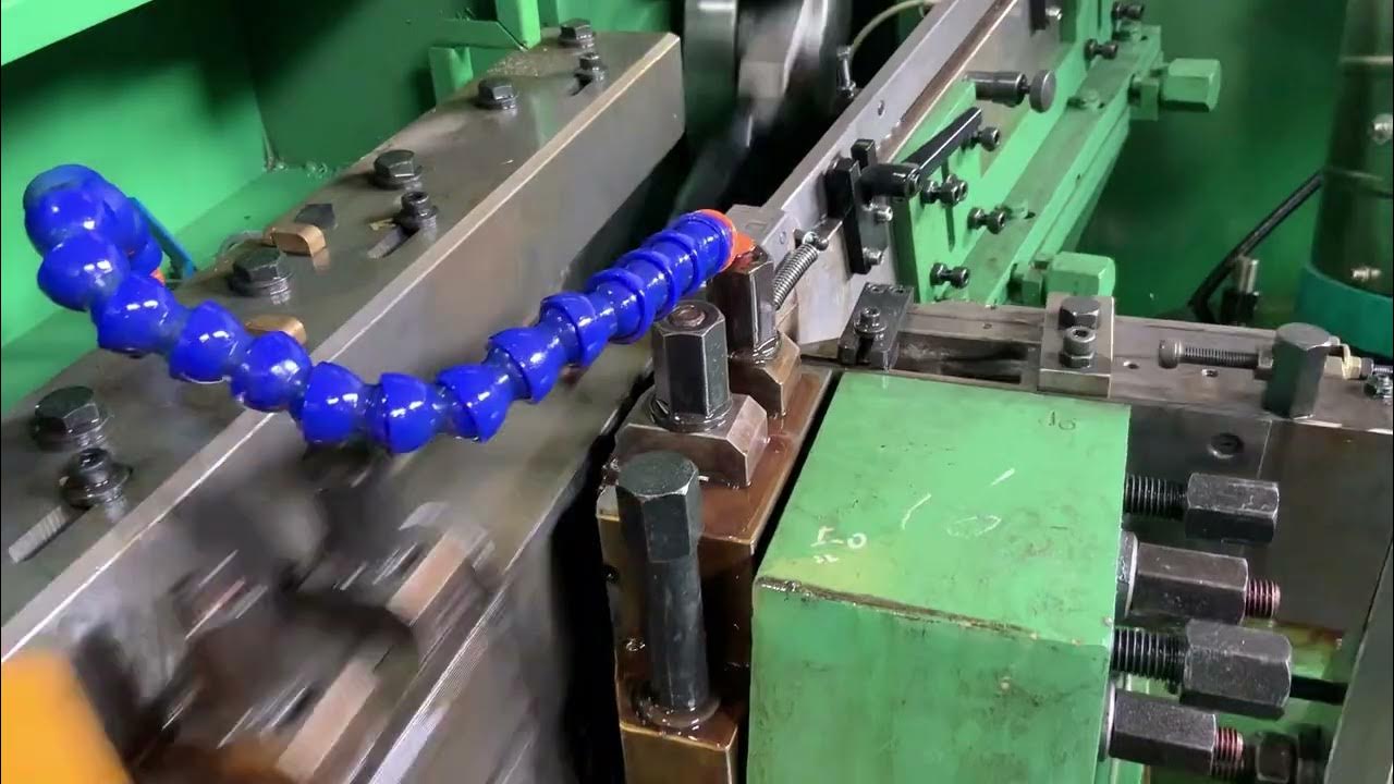 Machine Screw Thread Rolling production process YouTube