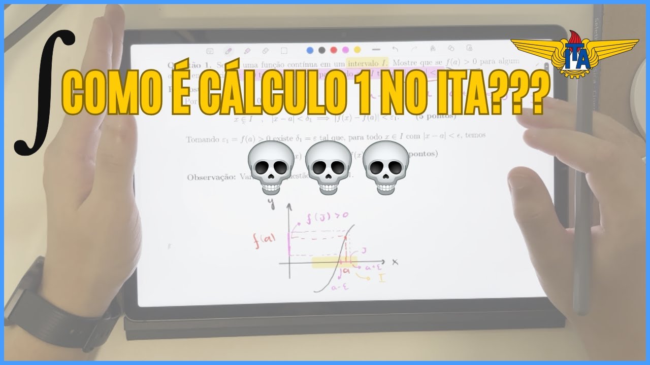 Como é uma prova de CÁLCULO 1 no ITA?