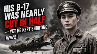 His B-17 Was Nearly Cut in Half — Yet He Kept Shooting | ww2