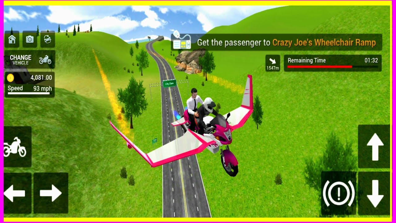 Flying Motorbike Simulator 2020 City Bike Pilot Android 