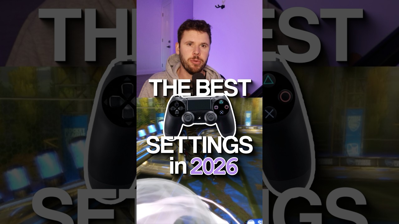 Best controller settings in 2026! #rocketleague #rl #stefmilk