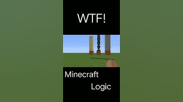 WTF! Minecraft Logic part-2 #shorts #youtubeshorts #short #minecraft