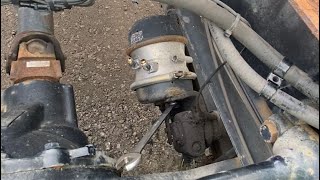 TRUCK BRAKE CHAMBER 30/30 REMOVE AND INSTALL HOW TO