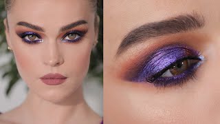 Purple Sunrise - Multichorme purple eye Look