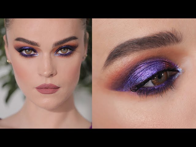 Purple Sunrise - Multichorme purple eye Look