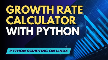 Develop with PYTHON and RICH on LINUX a terminal GROWTH RATE calculator.