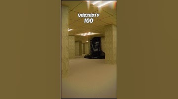 Comparing Viscosity in the Backrooms | Animation #blender #satisfying #art