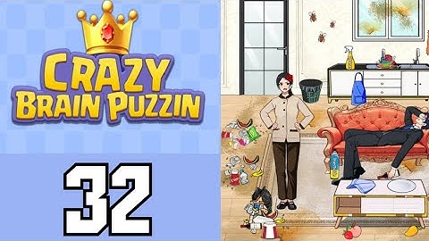Crazy Brain Puzzle Level 32 Wangma Clean | Game Walkthrough