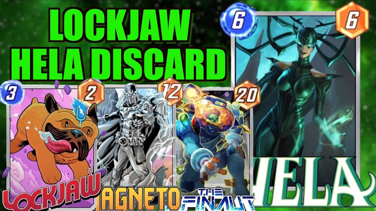 SURPRISINGLY GOOD! Lockjaw Hela Discard Marvel Snap YouTube