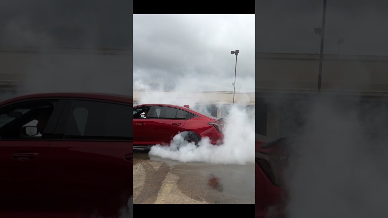 Burnout in Cadillac CT5V Blackwing #shorts