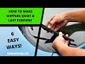 How to Make Windshield Wipers Stop Squeaking - 6 Ways!