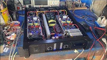 Setup Digital Amplifier class D double feedback 2500W rms x 2