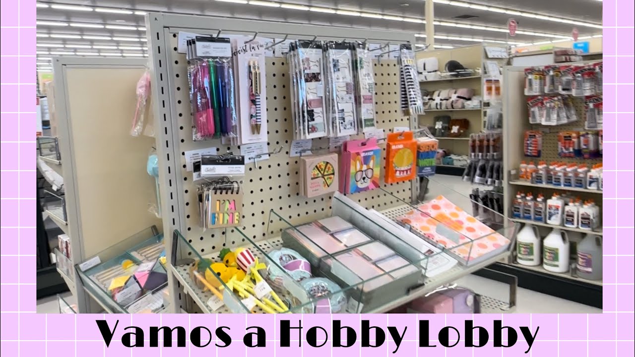Vamos a Hobby Lobby en busca de Happy Planner