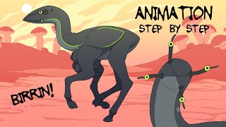 Birrin Run Cycle - Animation Step By Step