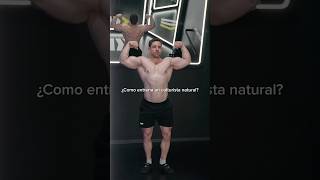 Así entrena un culturista natural #fitness #motivation #gym #aesthetic #bodybuilding #parati #fyp