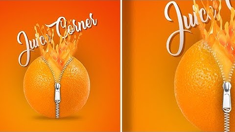 How To Manipulation Orange Juice Fruits In Photoshop | Photoshop Tips And Tricks For Beginners
