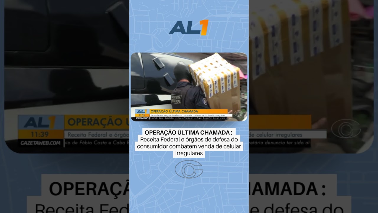 Operação combate venda de celulares irregulares