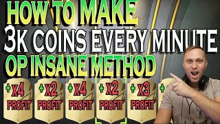 HOW TO MAKE 3K COINS EVERY MINUTE ON THIS FIFA 22 MARKET | INSANE LOW BUDGET TRADING METHOD
