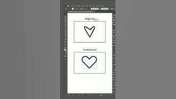How to make Heart Shape in adobe illustrator AI