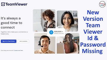 Teamviewer New Version Your Id & Your Password Missing How To get it @vinayerp