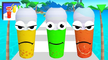 Juice Run Games Pro All Levels Walkthrough Gameplay iOS,Android Update New Levels 33-34 NJA BobsyBoy