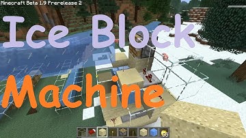Docm77´s Minecraft Tutorial: Ice Block Machine