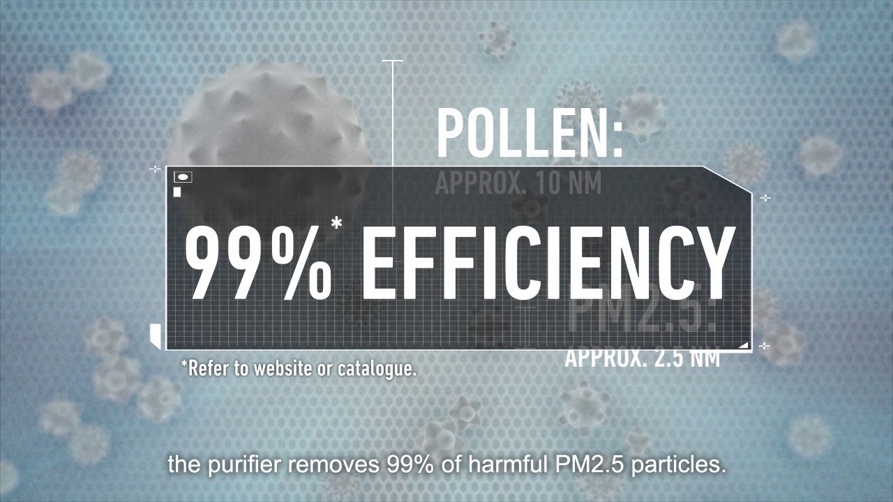 Panasonic ECONAVI Humidifying Nanoe Air Purifier F-VXK70A - YouTube
