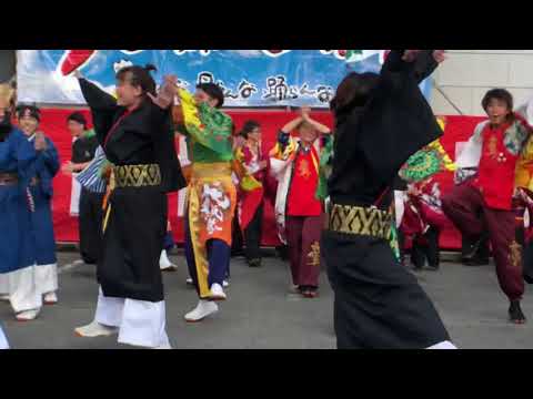 総踊り(日本全国福の神) 水俣YOSAKOI祭り 2018.09.02(日)